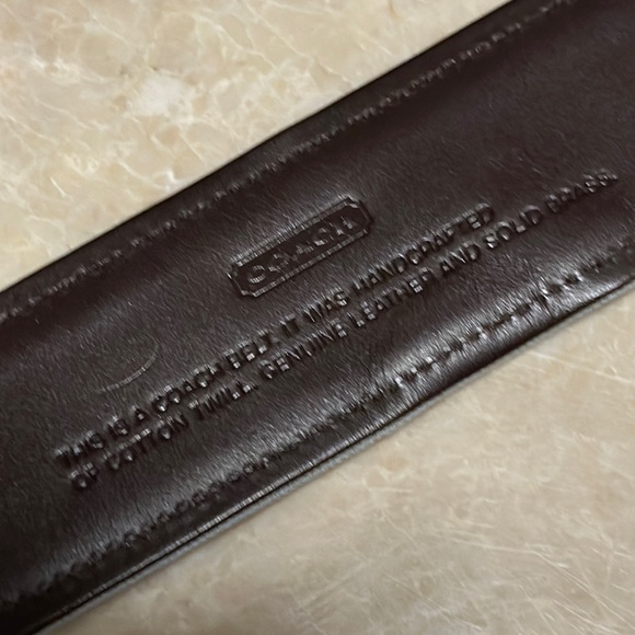 Vintage Coach Leather Belt - Picture 5 of 6